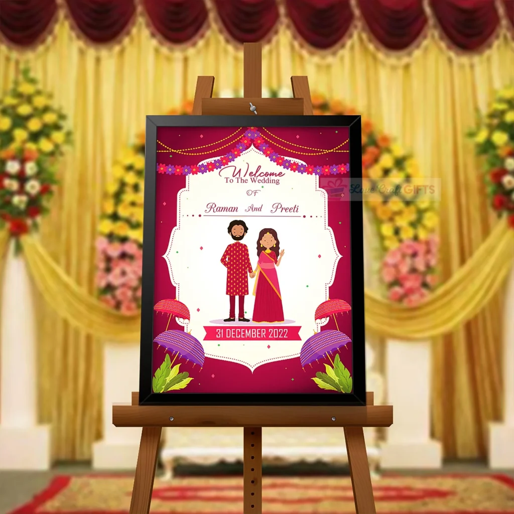 Unique Wedding Entrance Decor