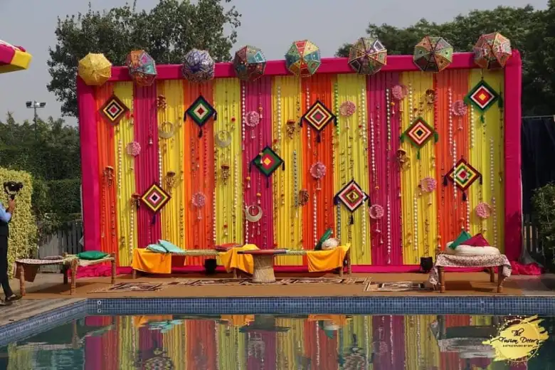 Unique Wedding Entrance Decor